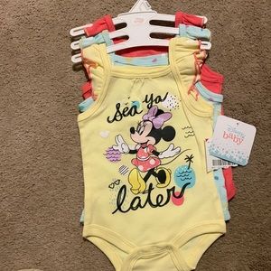 Disney Baby Minnie Mouse Onesie Set